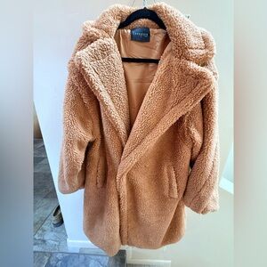 Warm Tan Women's Teddy Jacket